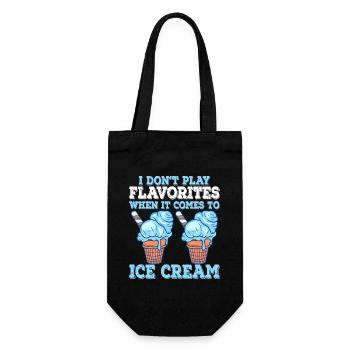I Don't Play Flavorites Sundae Cream - Gift Bag for Bottles - black - Front