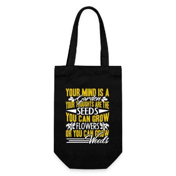 Gardening Gardening Fans - Gift Bag for Bottles - black - Front