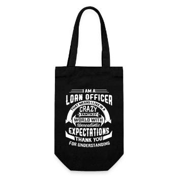 Loan Officer I Am A Loan Officer - Gift Bag for Bottles - black - Front