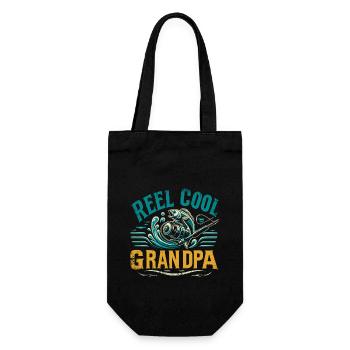 Moulinet Cool Grandpa Bass Pêche Pêcheur Pêcheur An - Sac à bouteille - noir - Devant