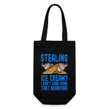 I Don't Cone-done Behavior Gelato Cream - Gift Bag for Bottles - black - Front