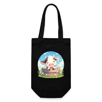 Vaches Vache - Sac à bouteille - noir - Devant