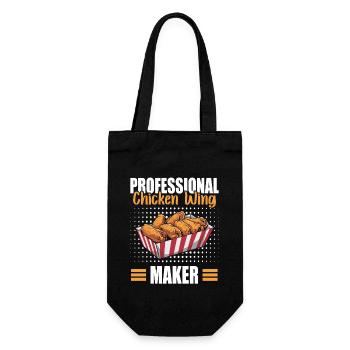 Professional Chicken Wing Maker Chicken Wings - Gift Bag for Bottles - black - Front
