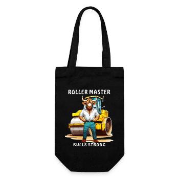 ROLLER MASTER BULLS STRONG - Gift Bag for Bottles - black - Front