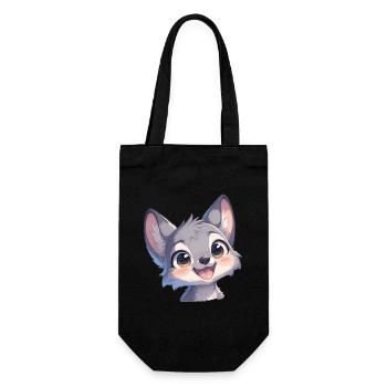 Kojoten Kojote - Geschenkbeutel für Flaschen - Schwarz - Vorne