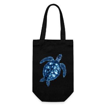 Amoureux des tortues de mer Motif safari animalier - Sac à bouteille - noir - Devant