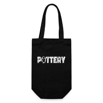 Poterie Céramique Poterie d’artiste - Sac à bouteille - noir - Devant