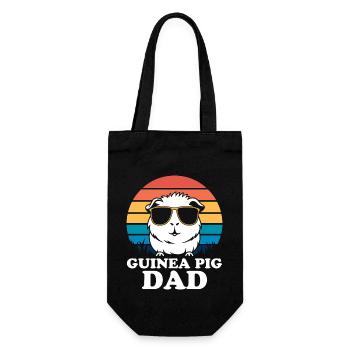 Guinea Pig Saying, Guinea Pig Gift - Gift Bag for Bottles - black - Front