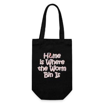 ver fermier vermicompost mignon hommes femmes - Sac à bouteille - noir - Devant