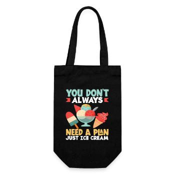 Cream Lover Always Plan Just Cream - Gift Bag for Bottles - black - Front