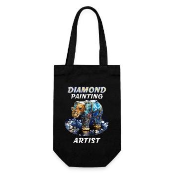 DIAMOND PAINTING ARTIST - Geschenkbeutel für Flaschen - Schwarz - Vorne