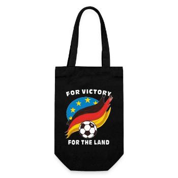 FUßBALL FOR VICTORY FOR THE LAND - Geschenkbeutel für Flaschen - Schwarz - Vorne