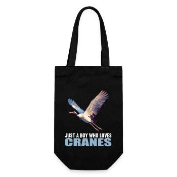 Cranes Crane - Gift Bag for Bottles - black - Front