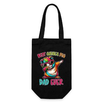 Guinea Pig Saying, Guinea Pig Gift - Gift Bag for Bottles - black - Front