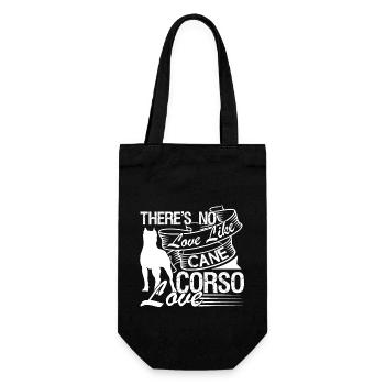 Cane Corso There's No Love Like Cane Corso - Gift Bag for Bottles - black - Front
