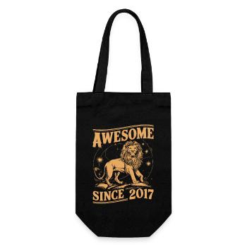 Signe astrologique Lion Zodiaque Année d’anniversaire 2017Leo - Sac à bouteille - noir - Devant