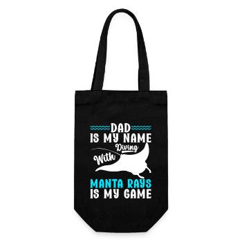 Raies Manta Grandes créatures marines Manta - Sac à bouteille - noir - Devant