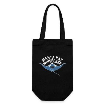 Raies Manta Grandes créatures marines Manta - Sac à bouteille - noir - Devant