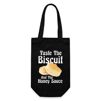 Taste The Biscuit Taste The Goodness - Gift Bag for Bottles - black - Front
