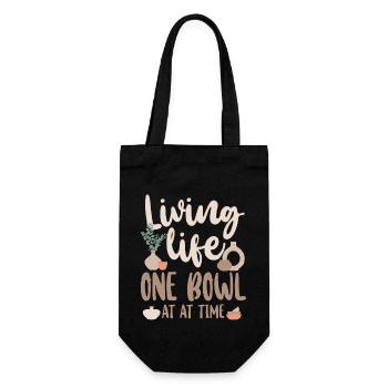 Pottery Ceramics Artist Living - Geschenkbeutel für Flaschen - Schwarz - Vorne