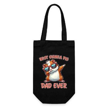 Guinea Pig Saying, Guinea Pig Gift - Gift Bag for Bottles - black - Front