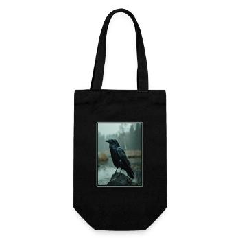 Crows Crow - Gift Bag for Bottles - black - Front