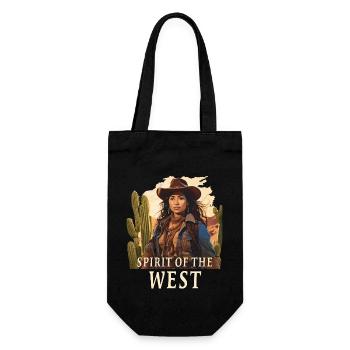 SPIRIT OF THE WEST - Gift Bag for Bottles - black - Front