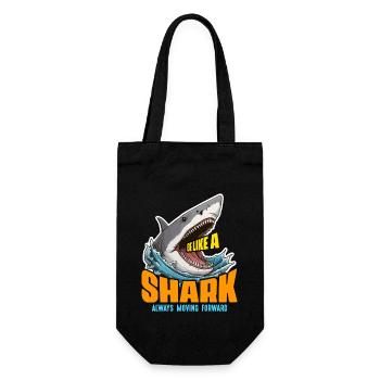 Chasse au requin Soyez comme un requin Toujours en plongée sous-marine - Sac à bouteille - noir - Devant