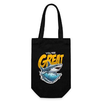 Chasse au requin Vous êtes grand Aime la chasse aux fossiles - Sac à bouteille - noir - Devant