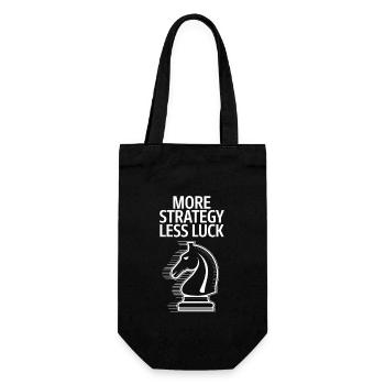 Chess Revival Movement Chess Lover Strategic - Gift Bag for Bottles - black - Front
