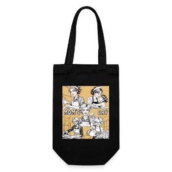 FEMME MÉNAGE FÊTE DES MAMANS - Sac à bouteille - noir - Devant