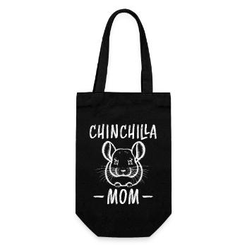 Chinchilla disant maman drôle Chinchilla cadeau - Sac à bouteille - noir - Devant
