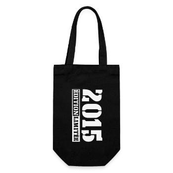 2015 Limited Edition 10 Year Anniversary Humor - Gift Bag for Bottles - black - Front