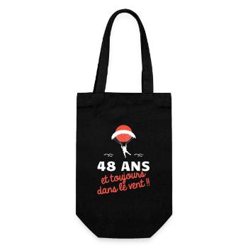 idée cadeau anniversaire amateurs de parapente - Sac à bouteille - noir - Devant
