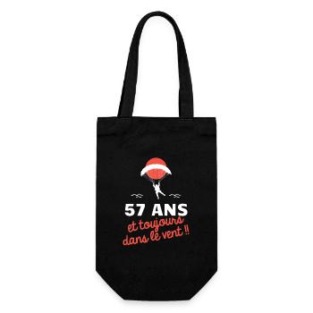 idée cadeau anniversaire amateurs de parapente - Sac à bouteille - noir - Devant