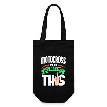 Motocross Me Are Like - Gift Bag for Bottles - black - Front