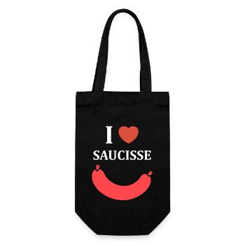 Merguez - Gift Bag for Bottles - black - Front