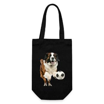 Saint Bernard - Gift Bag for Bottles - black - Front