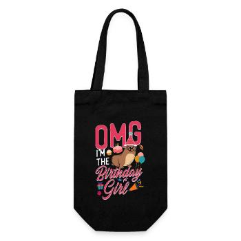 Loutre Anniversaire Fille Omg Je suis Le - Sac à bouteille - noir - Devant