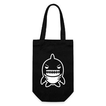 Requin - Sac à bouteille - noir - Devant
