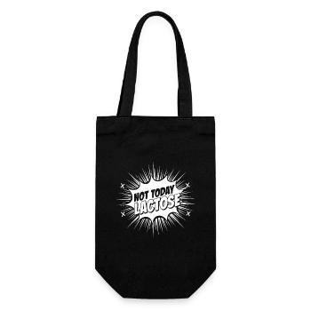 Lactose intolerance Lactose intolerant - Gift Bag for Bottles - black - Front