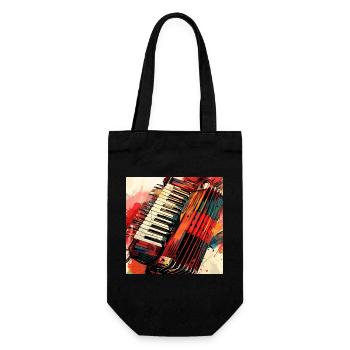 Accordion - Gift Bag for Bottles - black - Front