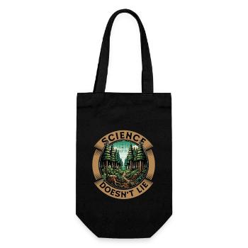 Environmental Science Doesn't Lie Soil Scientist - Gift Bag for Bottles - black - Front