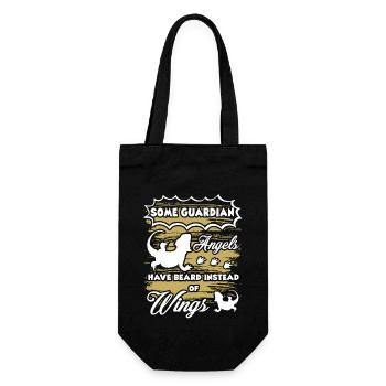 Bearded Dragon Guardian Angel - Gift Bag for Bottles - black - Front