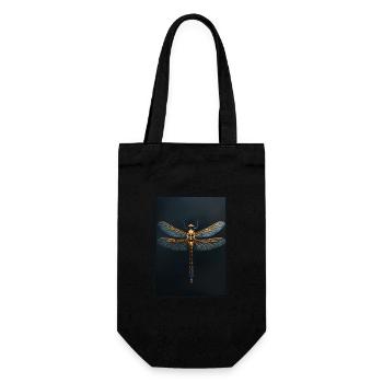 Dragonflies Dragonfly - Gift Bag for Bottles - black - Front