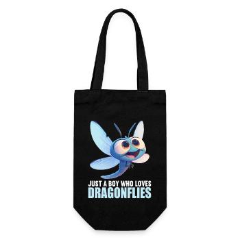 Dragonflies Dragonfly - Gift Bag for Bottles - black - Front
