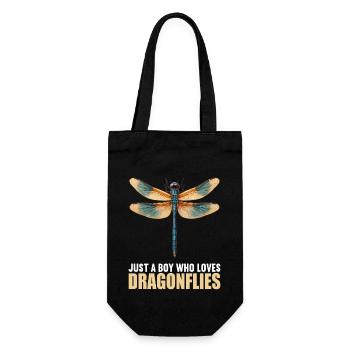 Dragonflies Dragonfly - Gift Bag for Bottles - black - Front