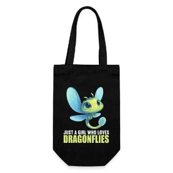 Dragonflies Dragonfly - Gift Bag for Bottles - black - Front