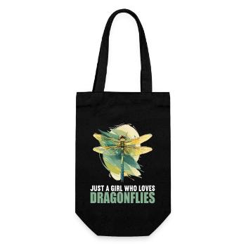 Dragonflies Dragonfly - Gift Bag for Bottles - black - Front