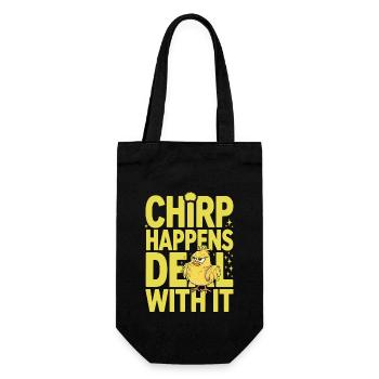 Pet, canary, owner, bird lover and - Gift Bag for Bottles - black - Front